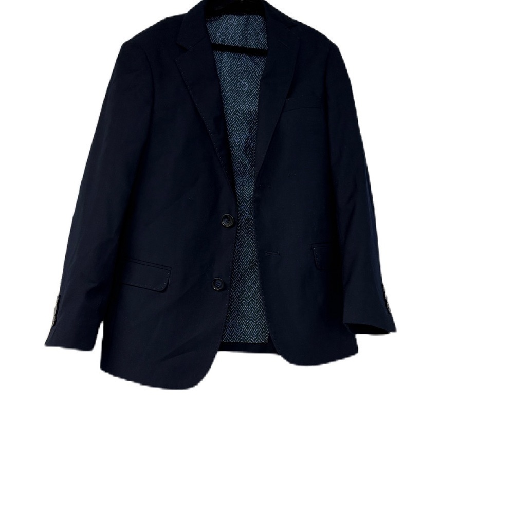 Classic True Navy Boys Blazer sport jacket sz 8 holiday church